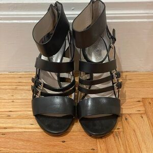 Michael Kors Black Strappy Heels